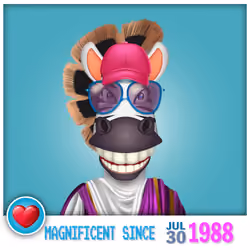 Zebra Birthday #5012