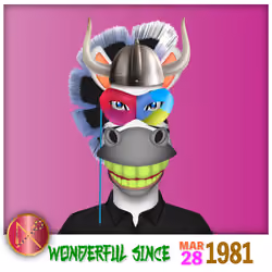 Zebra Birthday #1276