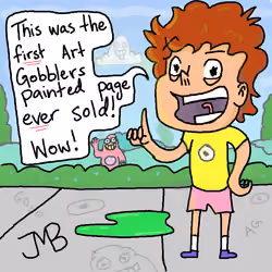 First AG painting ever sold – Art Gobbler Page 23