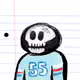 7077