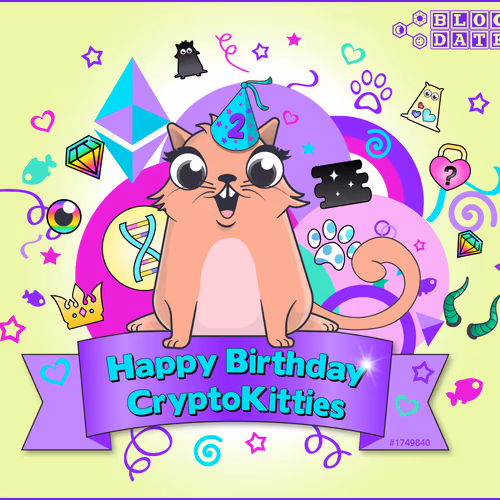 Happy Birthday CryptoKitties!