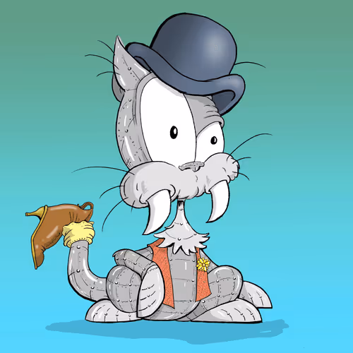 Staked Hidden Kitten