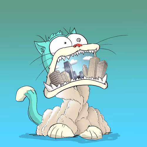 Staked Hidden Kitten