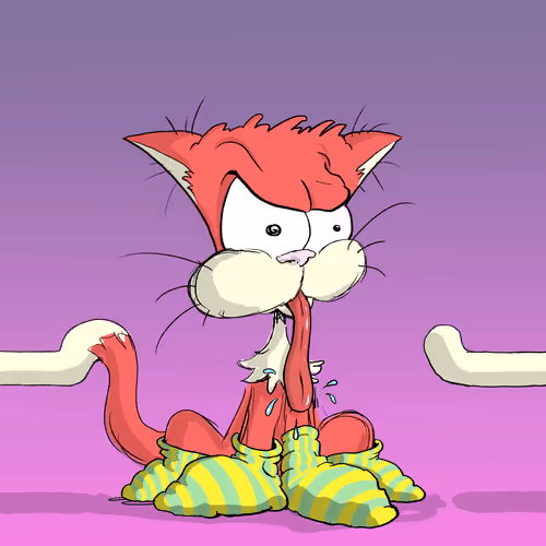 Staked Hidden Kitten