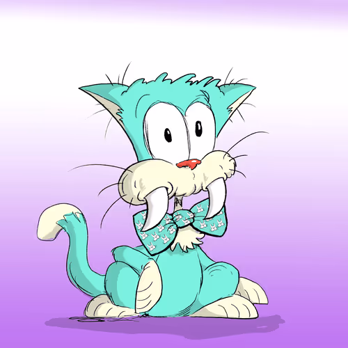 Staked Hidden Kitten