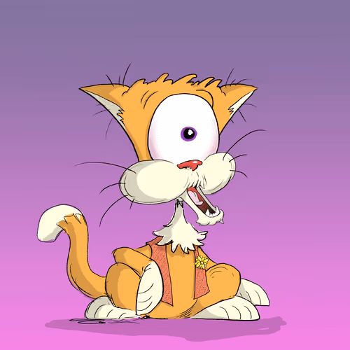 Staked Hidden Kitten