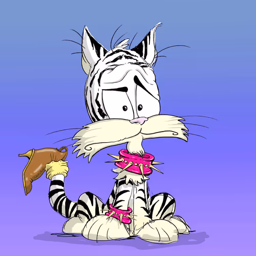 Staked Hidden Kitten