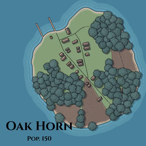 Oak horn