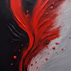 Crimson Swirl #22