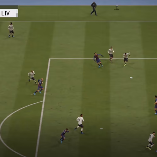 Messi his Header vs Liverpool Fifa20