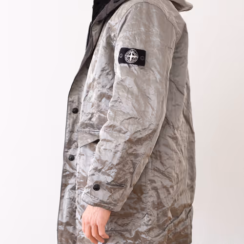 StoneIslandDetail AW'999-'000 Pure Metal Shell Stainless Steel Parka
