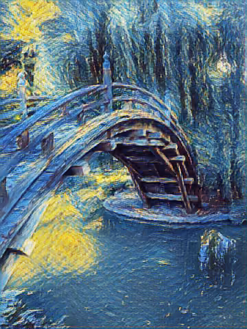 Bridge in a Garden