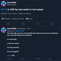 Farewell Blue Kirby, Hello Green Kirby