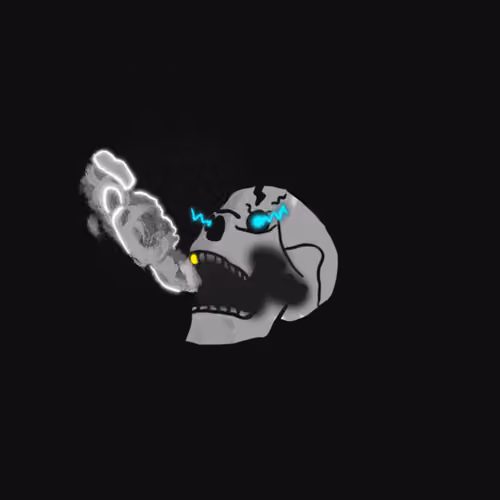 Smoking Skeleton