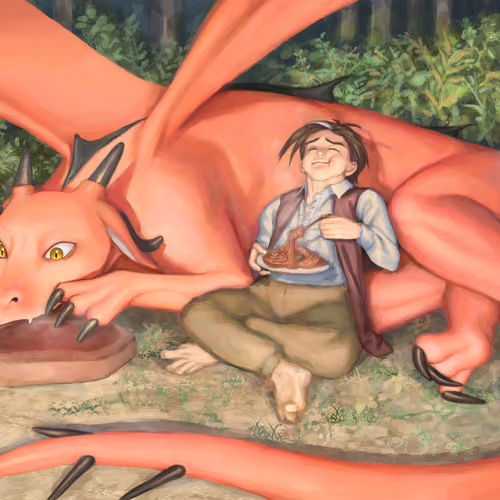 With dragon