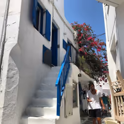 Man on the Streets of Mykonos