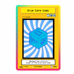 1/5 Blue Core Cube Collection 1st Edition