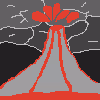 Exploding Volcano