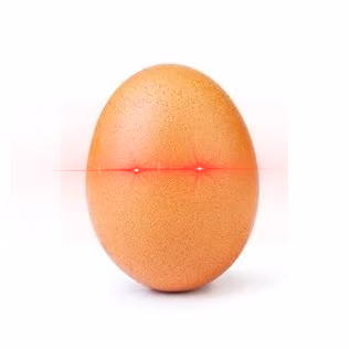 Insta Famous Egg with Laser 