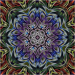 Colored Dreams Mandala