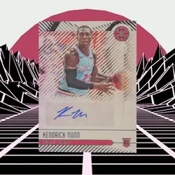 Kendrick Nunn Panini  ILLUSIONS ROOKIE SIGNS AUTO MIAMI HEAT