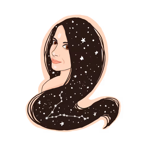 Galaxy in the hair