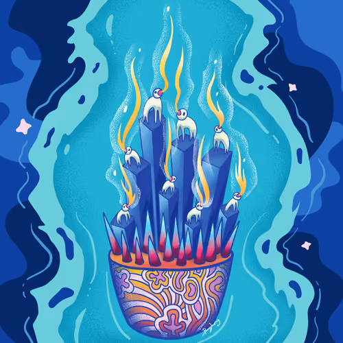 Small creatures space plant