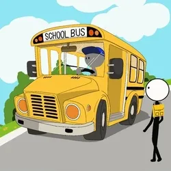 ANIMATION02 - Meet buddies on school bus