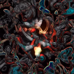 Chaotic movement of biological mass