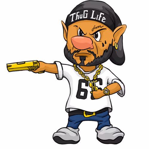 Gangster Dwarf  Boss Garden Gnome