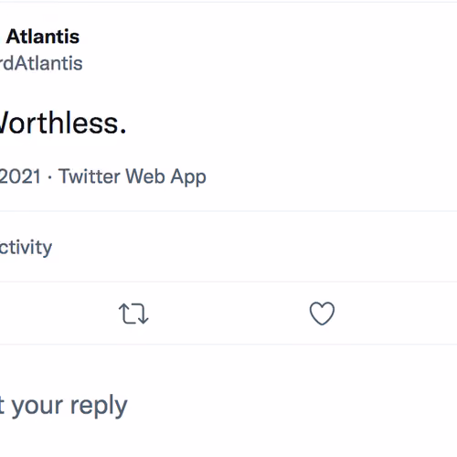 NFTs are Worthless. 