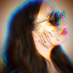 Crypto girl goes artsy 2.0