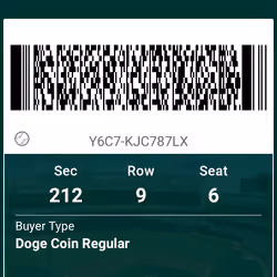 Oakland Athletics - Dogecoin Ticket