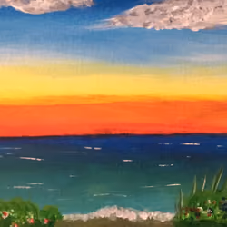 Realart Warehouse: Sunset by L. Meunier (actual painting)
