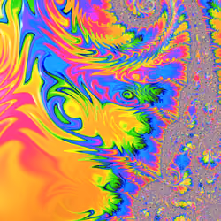 Multi Color Fractal - "Endless Rainbow"