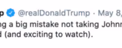Trump - Johnny Manziel Tweet (Banned)