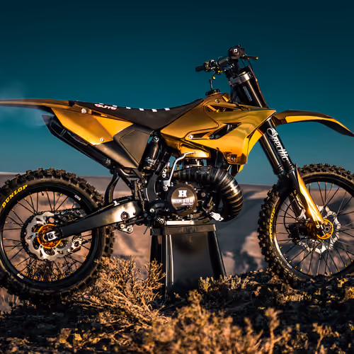  Golden Motorcycle