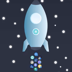 $SNOW Rocket Goes to the Moon