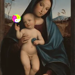 Madonna with Savior Baby