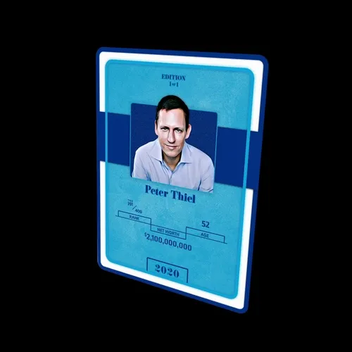 T391/400 - Peter Thiel - Forbes 400 Collection - 2020 - 1 of 1