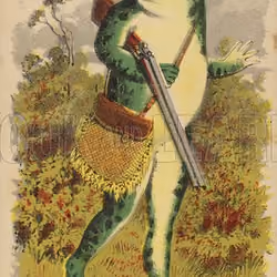 Frog With Guns