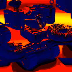 Armored Mecha and donuts