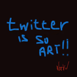 Twitter is so ART !!  