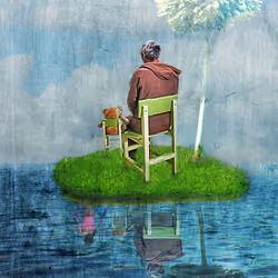 Digital art  "Isolation"