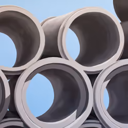 Concrete Pipes On A Sunny Day, 2021