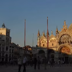 Time lapse sunset at St.Marco, Venezia