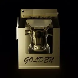 "Lactose" Collectible, Golden-Cow
