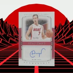 Goran Dragic 90/99 2019-20 Panini National Treasure Penmanship Autograph