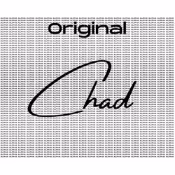 Alpha Chad - Original Name Art
