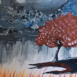 Realart Warehouse: The lake by L. Meunier (actual painting)